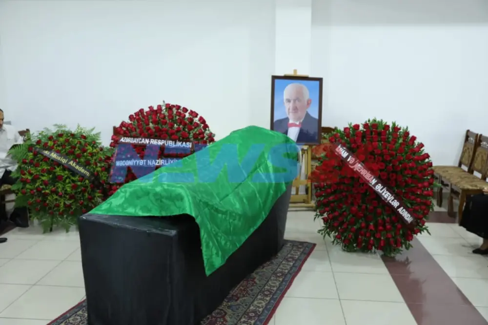 Xalq artisti Tofiq Bakıxanovun vida mərasimi keçirilir - FOTOLAR