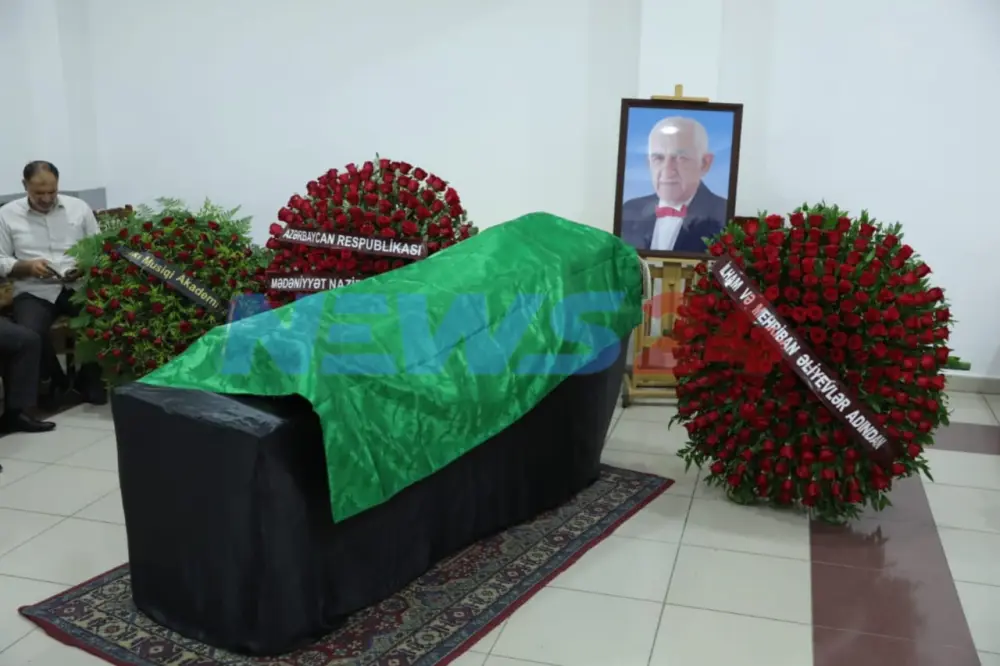 Xalq artisti Tofiq Bakıxanovun vida mərasimi keçirilir - FOTOLAR