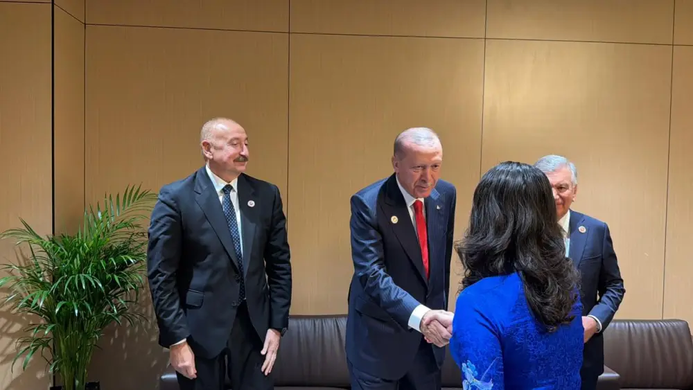 Prezident və xanımı 6-cı Dünya Köçəri Oyunlarının açılış mərasimində - Fotolar