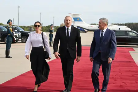 Prezident İlham Əliyevin Qırğızıstana səfəri başa çatdı