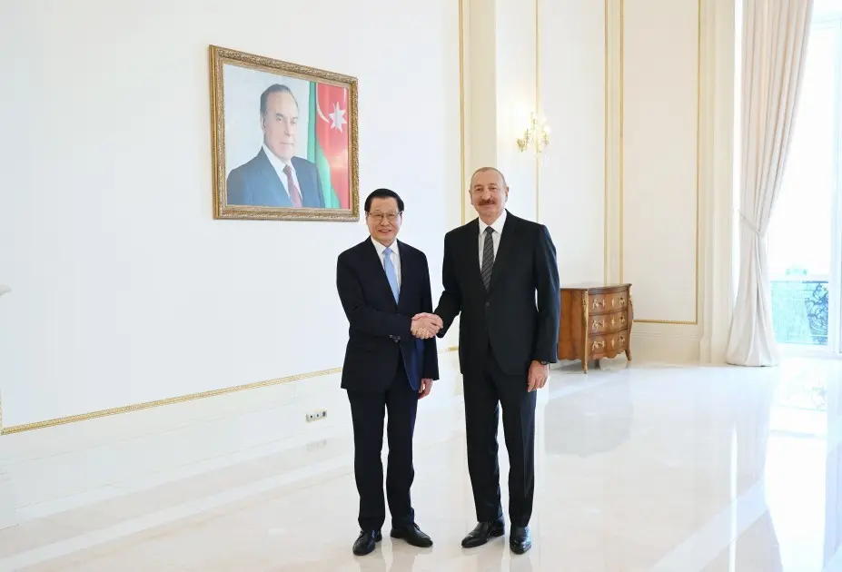 Prezident İlham Əliyev Çin Baş prokurorunu qəbul edib