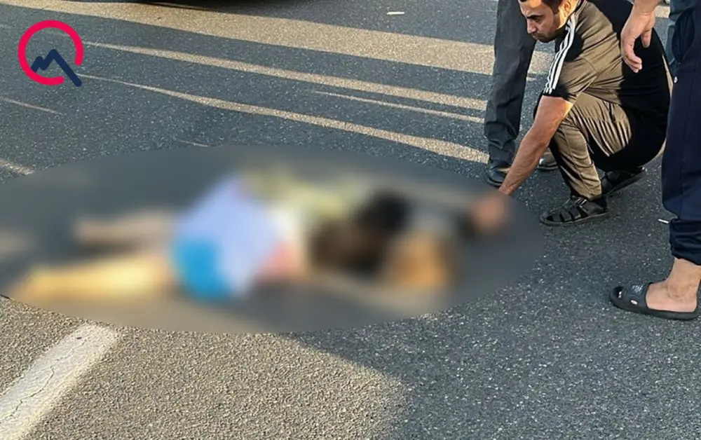 Bakıda yolu keçən qadını maşın vurub öldürdü - Fotolar