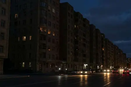 Bakının bu rayonu qaranlığa qərq oldu