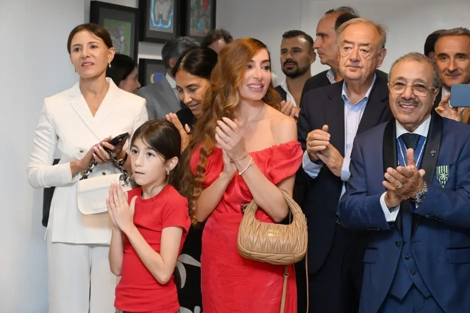 Leyla və Arzu Əliyevalar qızları ilə birlikdə Madriddə - Foto