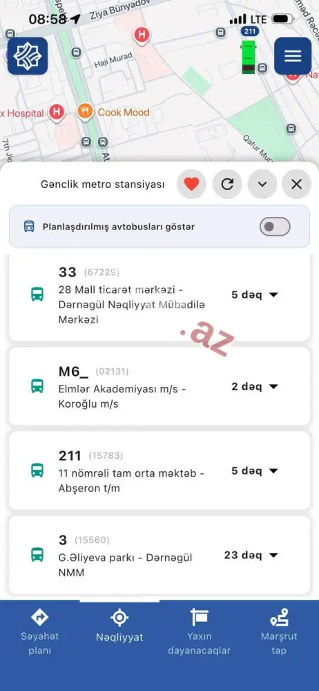 Bakıda bu marşrutun intervalı 30 dəqiqəyə qalxdı - Narazılıq
