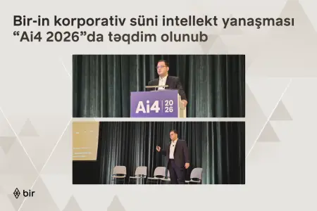 Bir-in korporativ süni intellekt yanaşması ABŞ-də keçirilən “Ai4 2026”da təqdim olunub