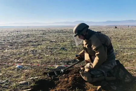 Ötən həftə 1348,9 ha ərazi minalardan təmizlənib