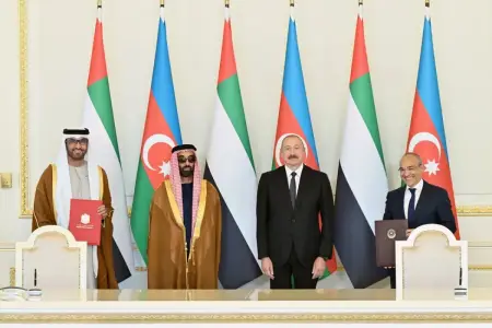 Azərbaycanla BƏƏ arasında 6 sənəd imzalandı - FOTO