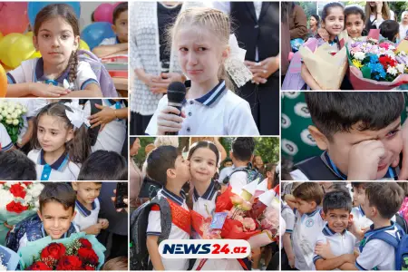 Kimisi sevindi, kimisi ağladı... - Birincilərin ilk günü - FOTOREPORTAJ