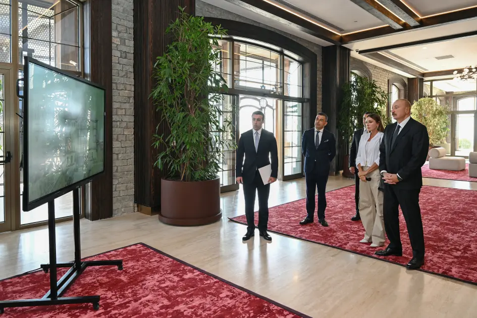 Prezident və xanımı Şamaxıda AÇILIŞDA- YENİLƏNDİ - FOTOLAR 