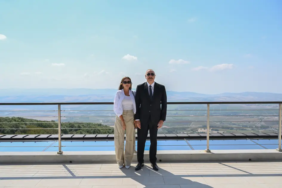 Prezident və xanımı Şamaxıda AÇILIŞDA- YENİLƏNDİ - FOTOLAR 