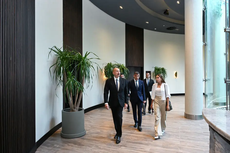 Prezident və xanımı Şamaxıda AÇILIŞDA- YENİLƏNDİ - FOTOLAR 