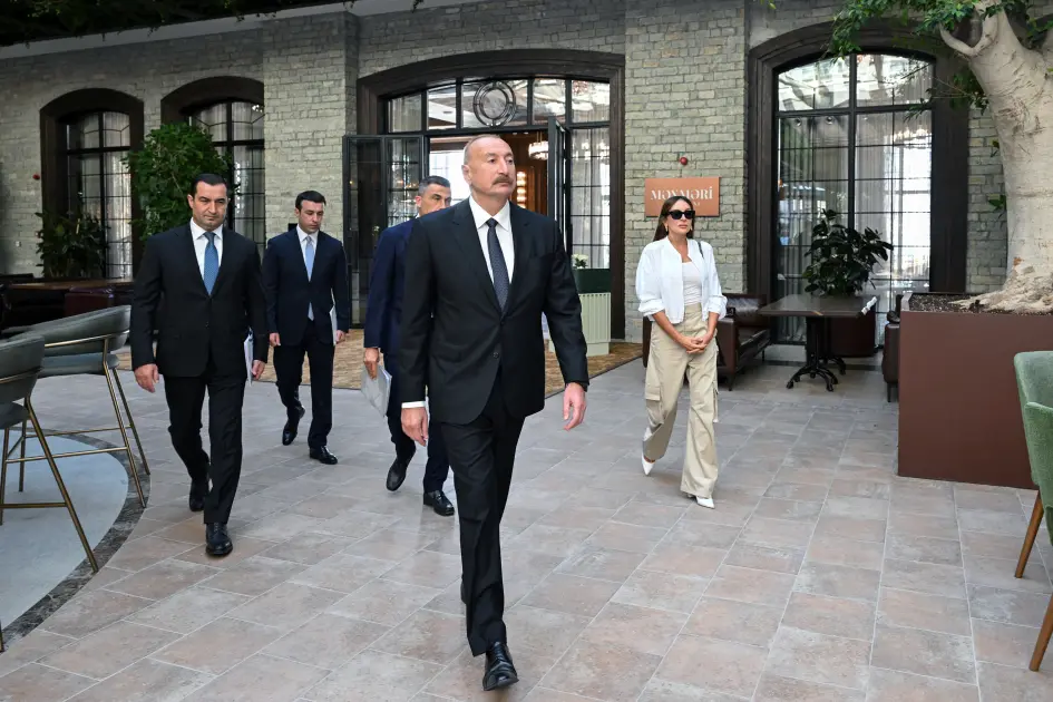 Prezident və xanımı Şamaxıda AÇILIŞDA- YENİLƏNDİ - FOTOLAR 