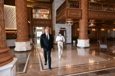 Prezident Şamaxıda “Pirqulu Park” hotelinin AÇILIŞINDA