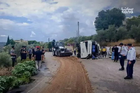 Suriyada qəza: 24 nəfər xəsarət aldı