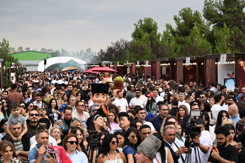 Şamaxıda Üzüm və Şərab Festivalının açılışı oldu — FOTOLAR