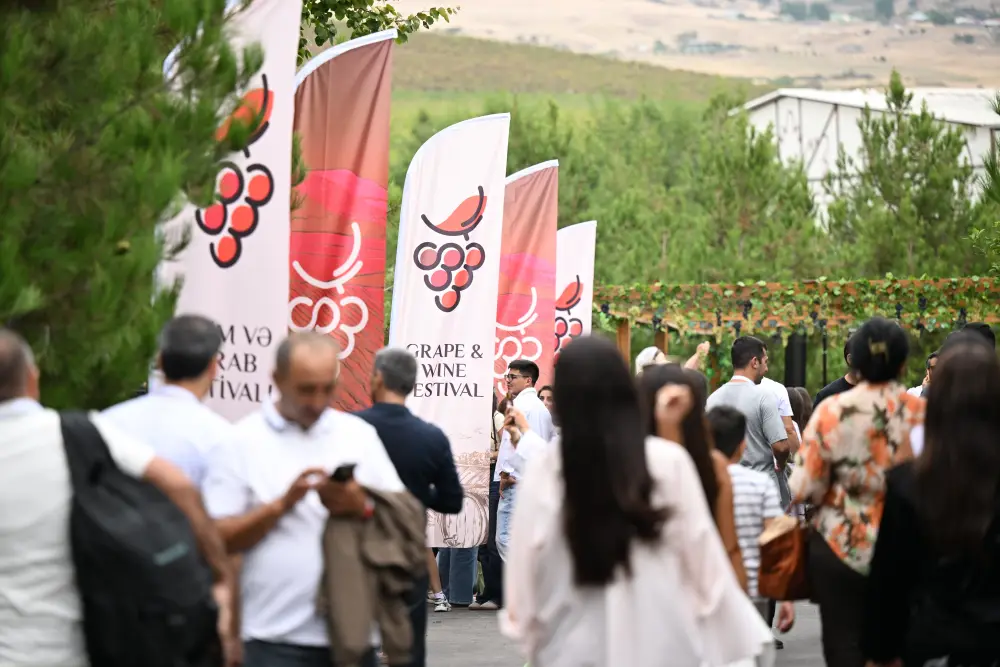 Şamaxıda Üzüm və Şərab Festivalının açılışı oldu — FOTOLAR