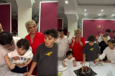 Mətanət İsgəndərli nəvəsinə ad günü etdi