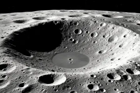 Ayın səthində nəhəng krater aşkarlandı