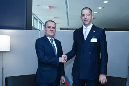 Ceyhun Bayramov Serbiyanın xarici işlər naziri ilə görüşdü