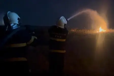 Qazaxda açıq ərazidə yanğın oldu