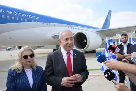 Netanyahunun təyyarəsi Avropa hava məkanından keçdi