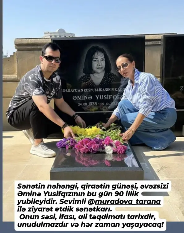 Əminə Yusifqızını belə yad etdilər - Foto