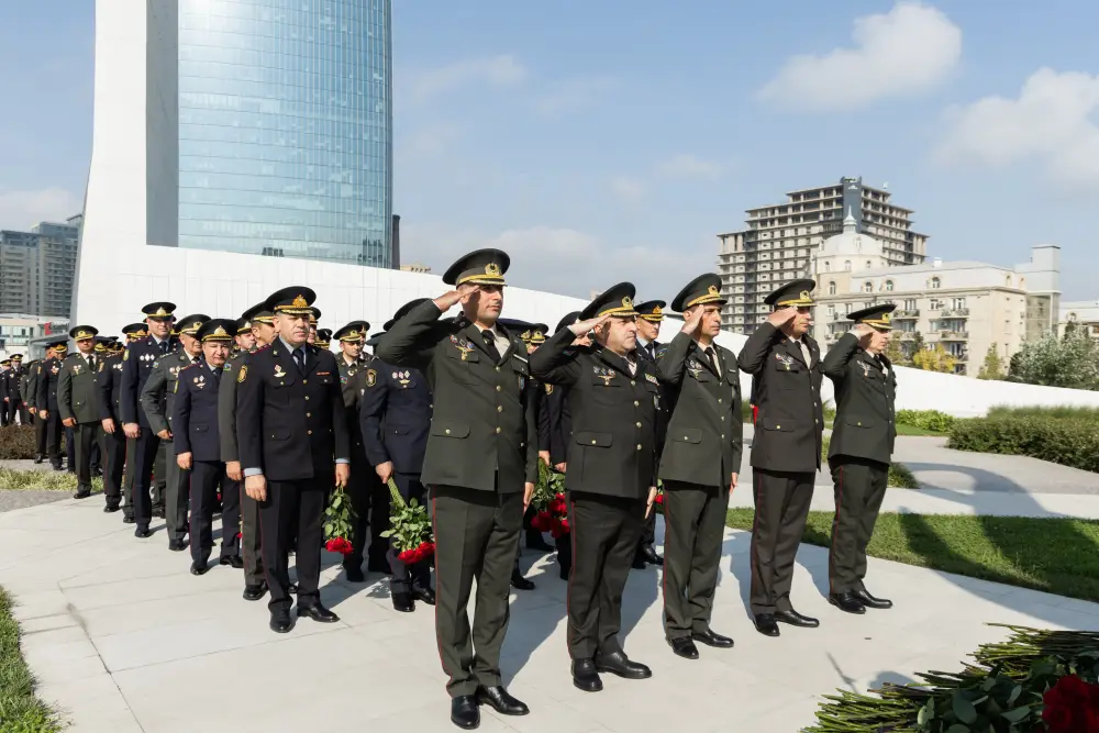 DİN-in şəxsi heyəti Zəfər parkında olub