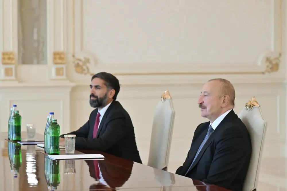 İlham Əliyev FİFA-nın prezidentini qəbul etdi