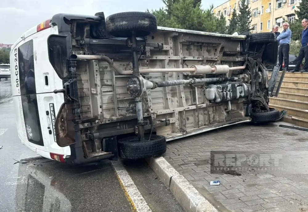 “BYD” ilə toqquşan “Ford” aşdı - Fotolar