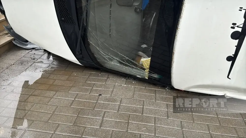 “BYD” ilə toqquşan “Ford” aşdı - Fotolar