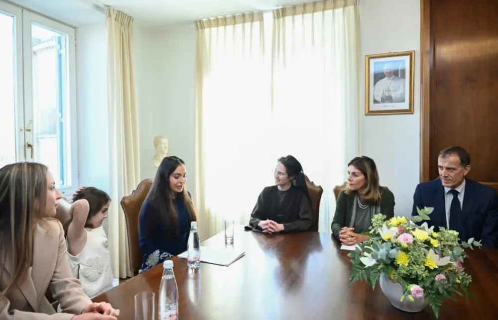 Leyla Əliyeva Raffaella Petrini ilə görüşdü