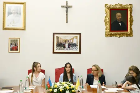 Leyla Əliyeva Raffaella Culiani ilə görüşdü