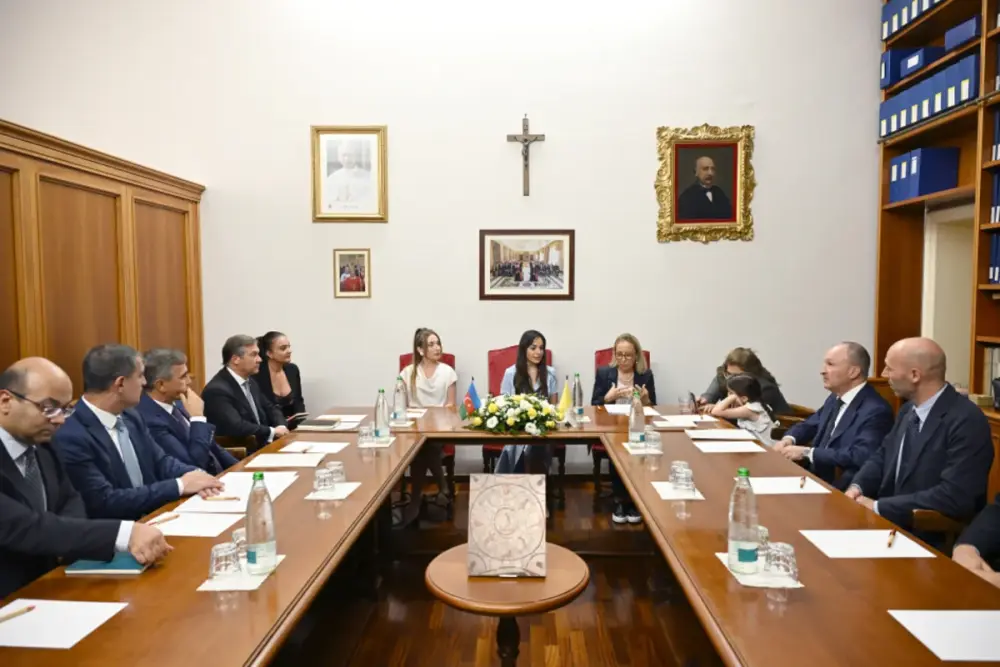 Leyla Əliyeva Raffaella Culiani ilə görüşdü