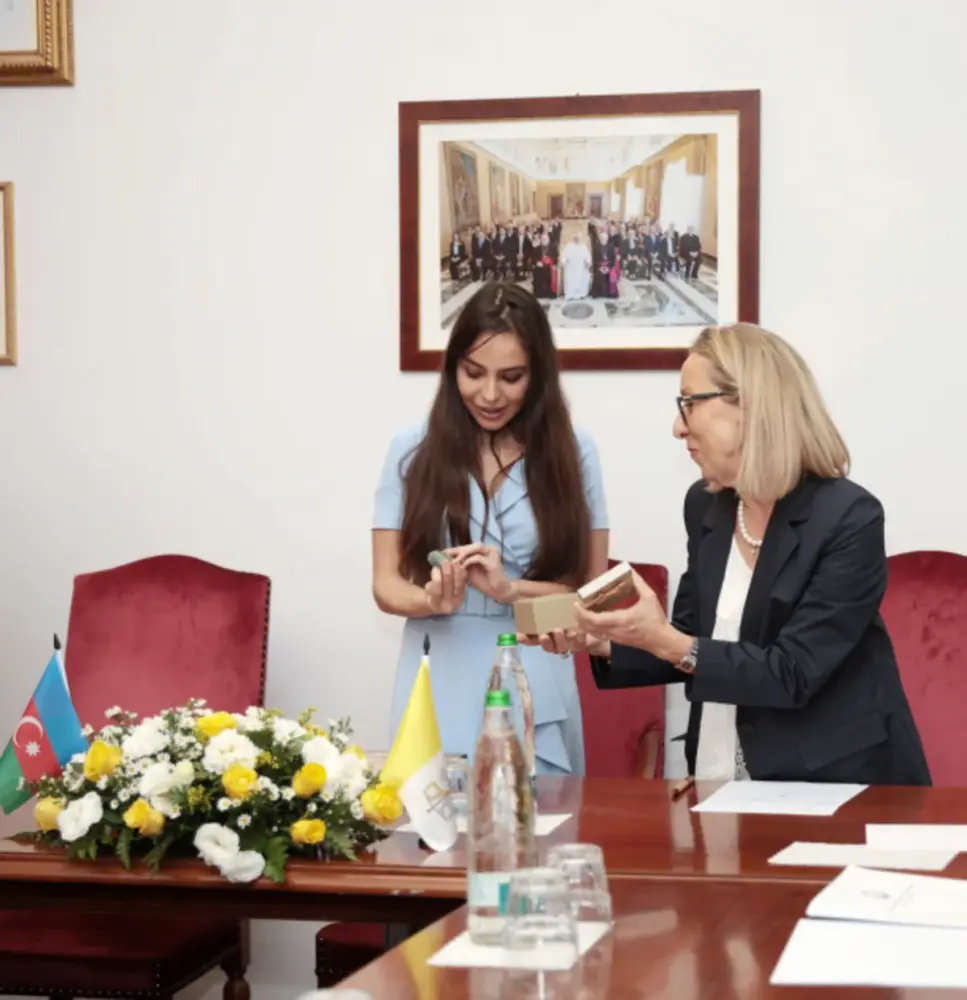 Leyla Əliyeva Raffaella Culiani ilə görüşdü