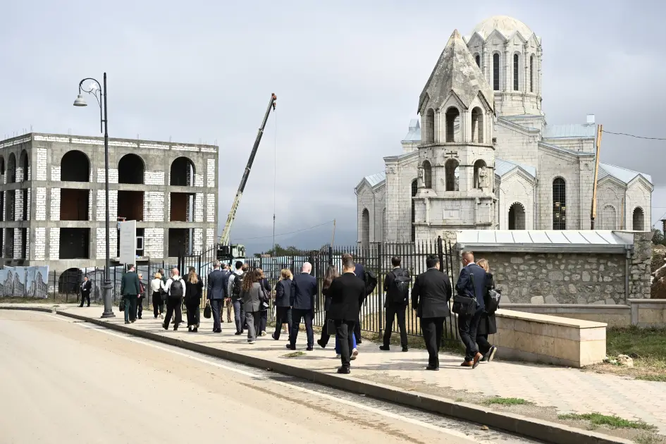 Avropa İttifaqı Şurasının üzvləri Şuşada - FOTO