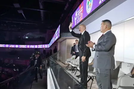 İlham Əliyev dünya çempionatının açılış mərasimində - YENİLƏNDİ