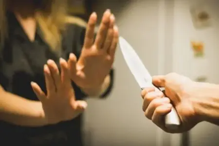 Mingəçevirdə dəhşətli hadisə: Ər arvadını bağçanın qarşısında bıçaqladı - Video
