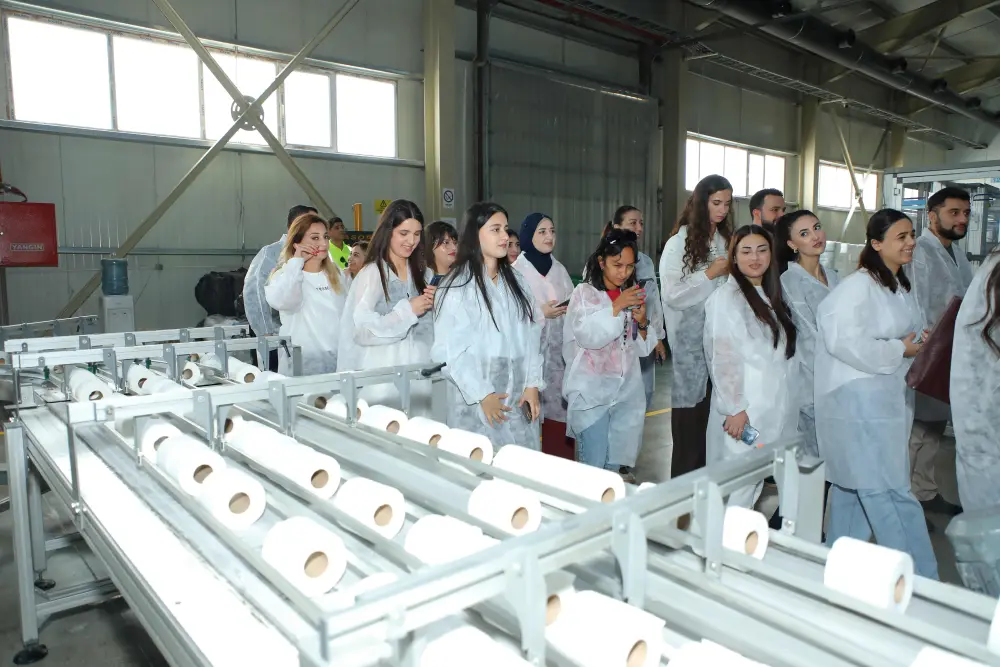 “Azərsun Holdinq” Təmizlik Kağızları Fabrikinə mediatur keçirib - Foto