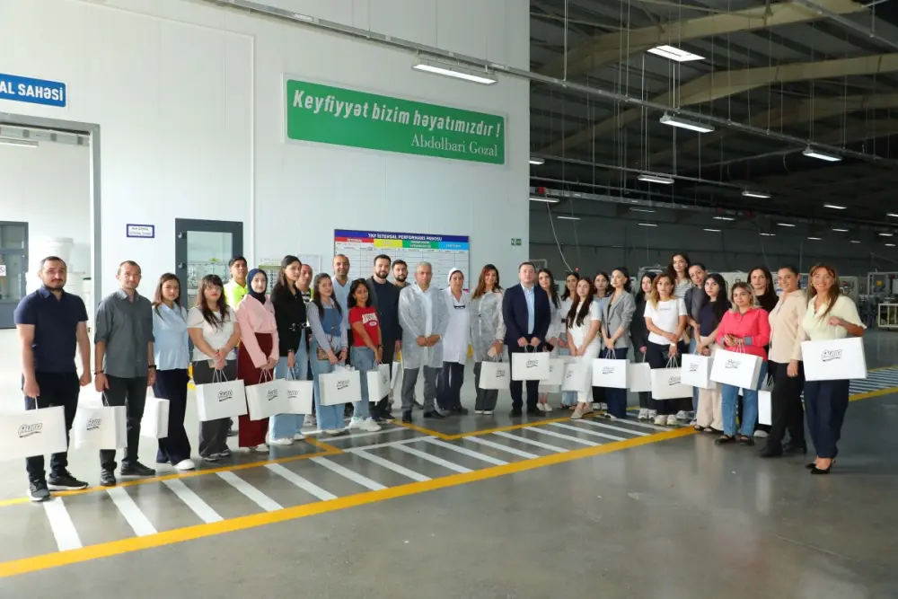 “Azərsun Holdinq” Təmizlik Kağızları Fabrikinə mediatur keçirib - Foto