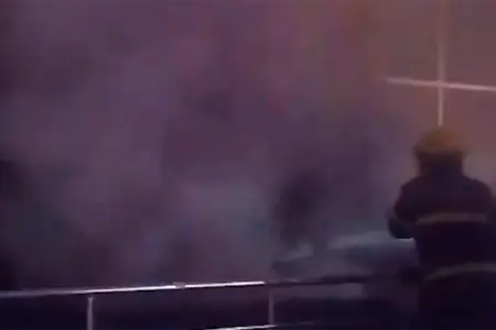 Xaçmazda mağaza yandı - Video