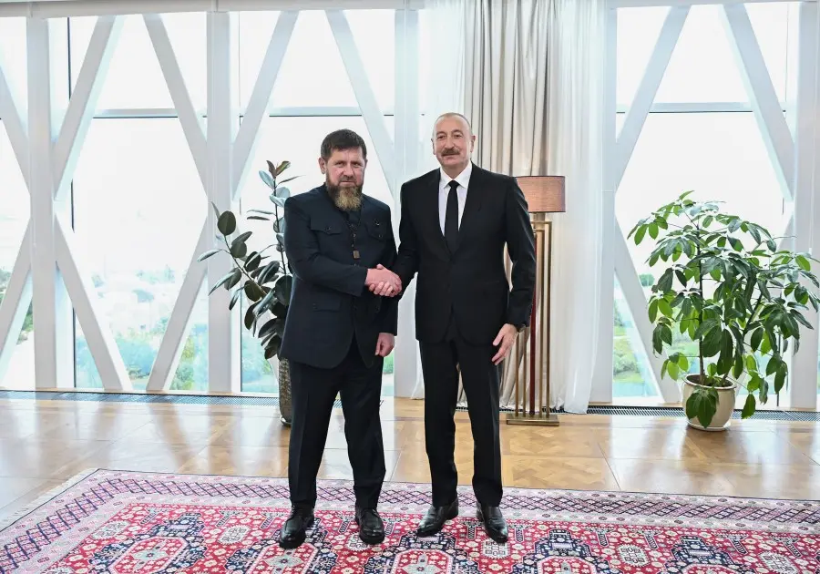 Azərbaycan Prezidenti və Çeçenistan başçısı birgə nahar etdilər