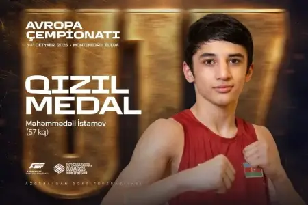 Daha bir idmançımız Avropa çempionudur