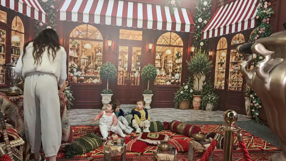 Bakı bulvarında milli çay ənənələrimiz yaşadılır - FOTOLAR