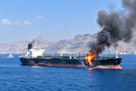SEPAH: Son iki gündə Hörmüz boğazında üçüncü supertanker vuruldu