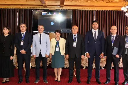 Anar Osmanlı Özbəkistanda beynəlxalq simpoziumda çıxış etdi - FOTO