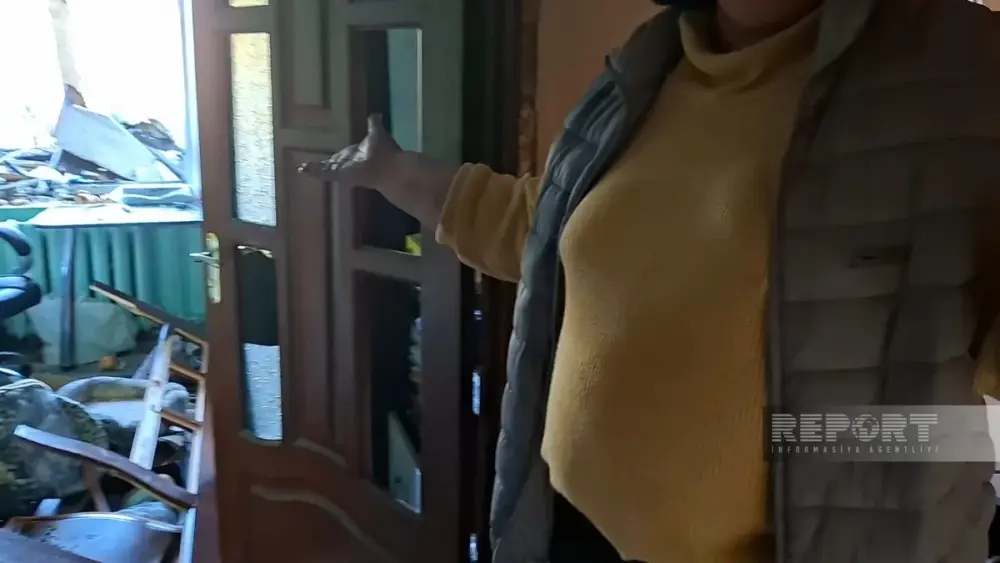 Kiyevə hava hücumu zamanı azərbaycanlı ailənin mənzili dağıldı