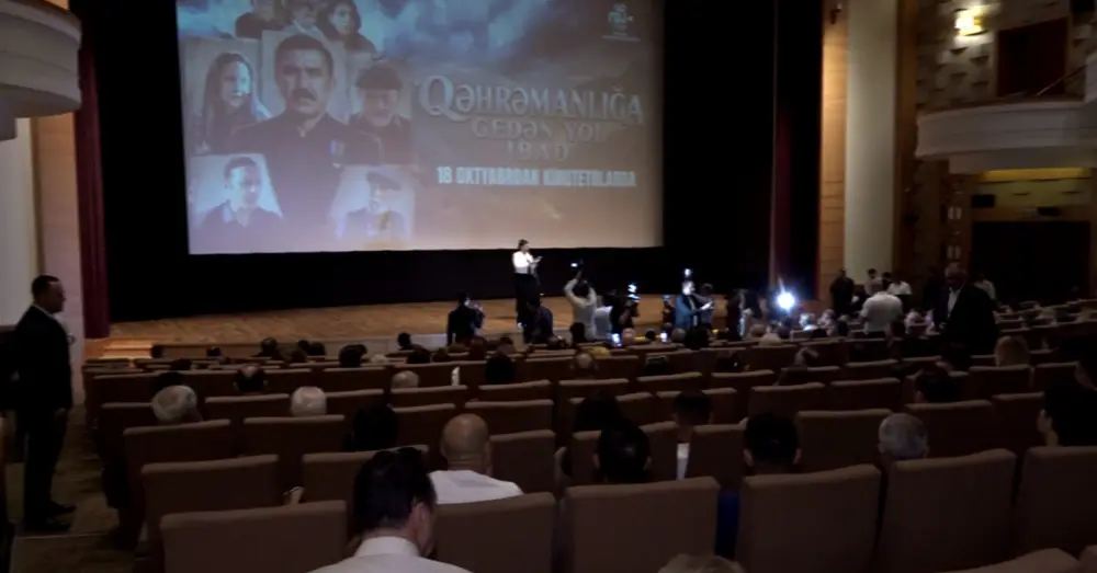 “Qəhrəmanlığa gedən yol İbad” filminin təqdimatı keçirildi - FOTOLAR