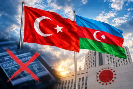 Azərbaycanda Türkiyə bayrağının endirilməsinə cəhd dezinformasiyadır