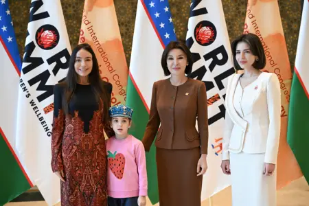 Leyla Əliyeva Səmərqənddə açılış mərasimində - Fotolar